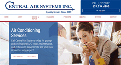 Desktop Screenshot of centralairsystems.net